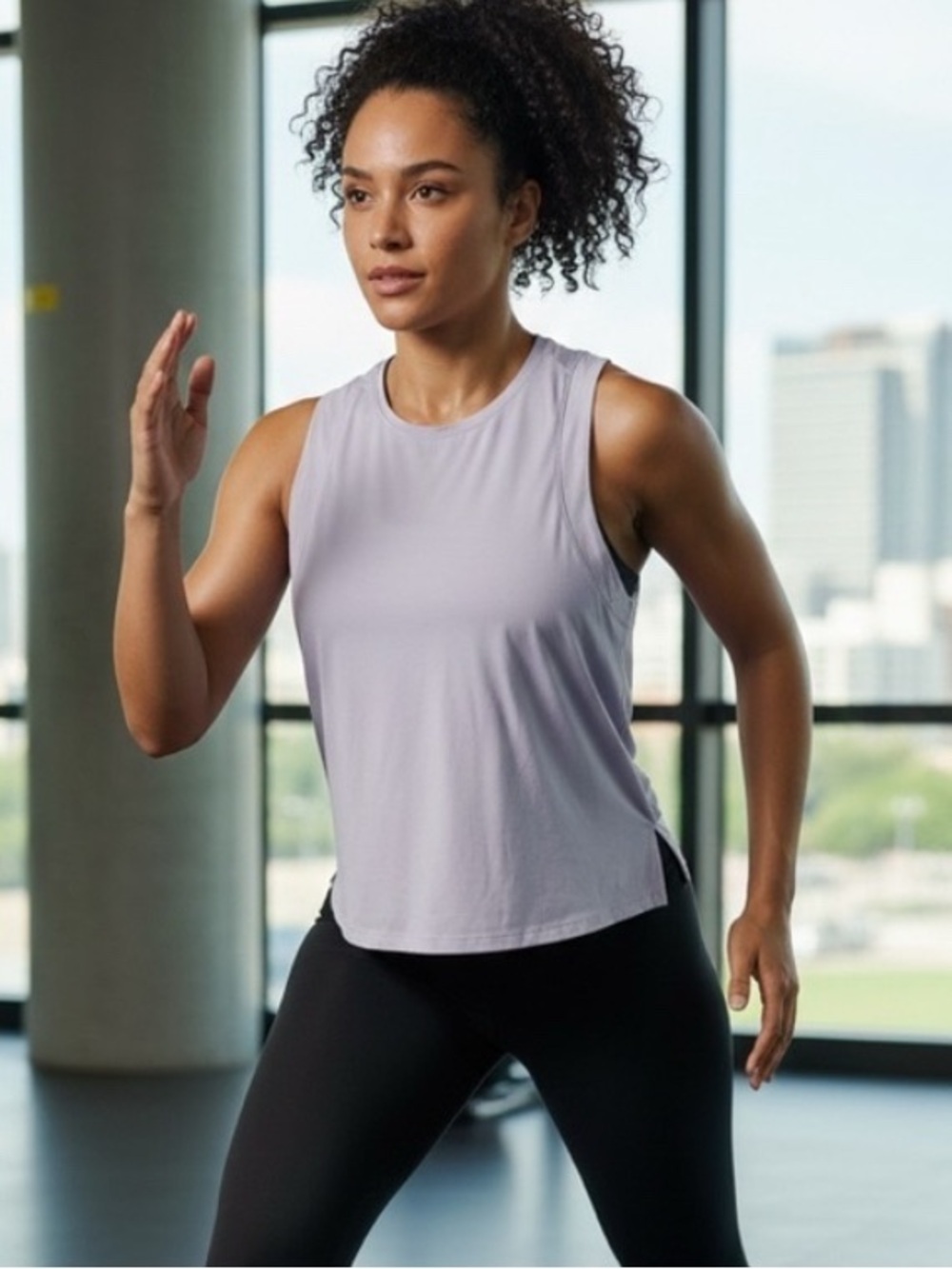 Old Navy Lavender Sleeveless Workout Top